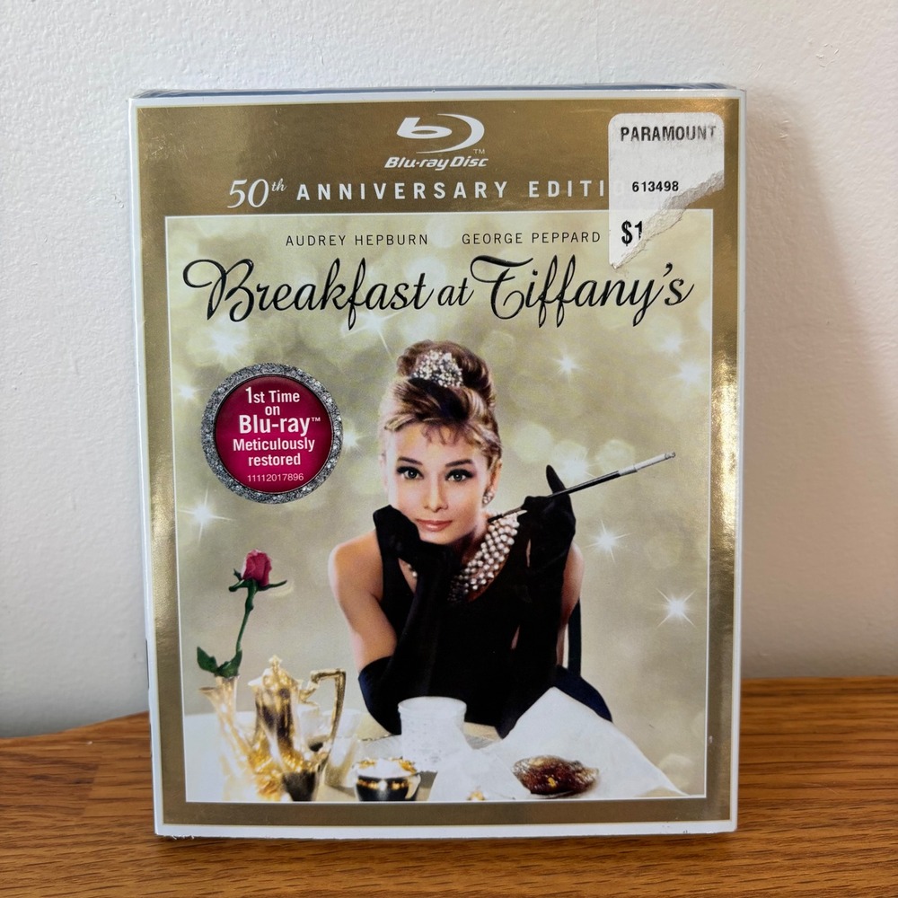 Breakfast at Tiffany's 50th Anniversary Paramount Blu-ray NEW Sealed & slipcover